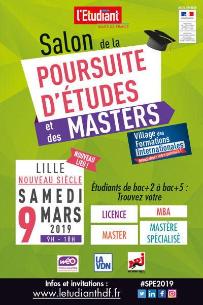 Salon de la Poursuite d'études et des Masters