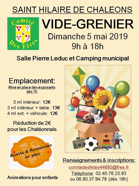 Vide-grenier Saint-Hilaire-de-Chaléons