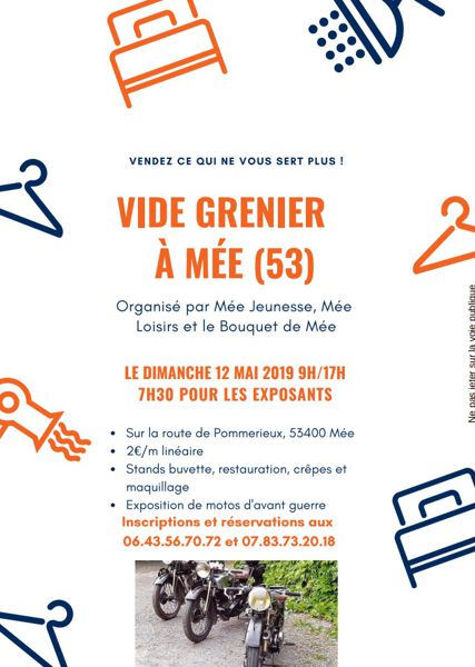 Vide-greniers Mée (53400)