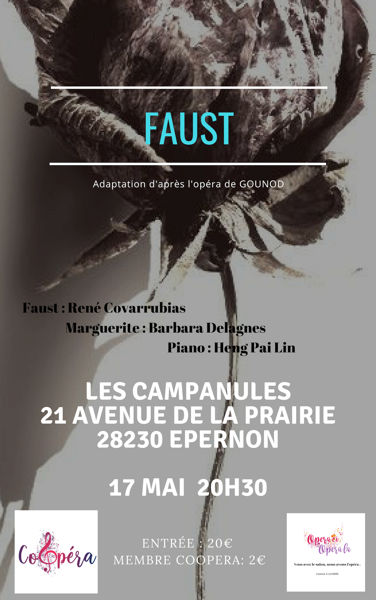 Faust d'après l'oeuvre de Gounod