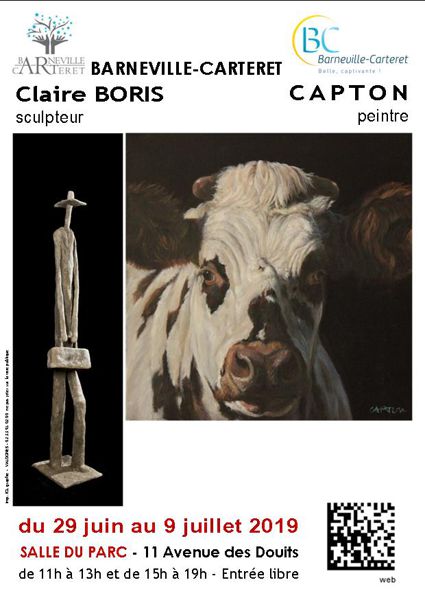 Exposition de CAPTON peintre et de Claire Boris sculpteur