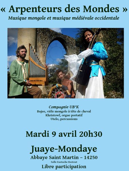 Concert | Musique mongole et médiévale