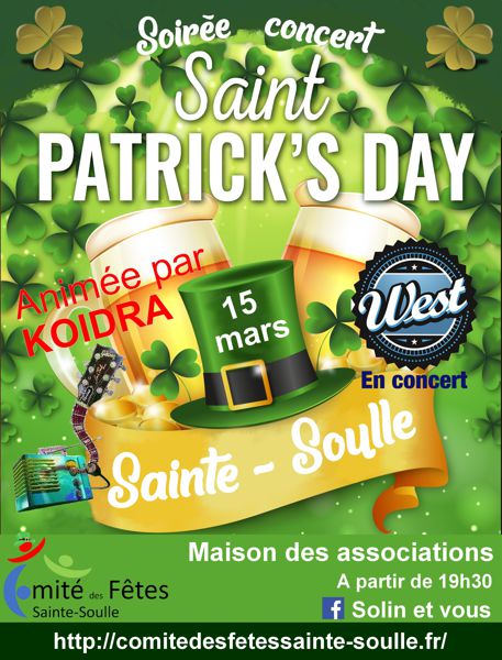 Soirée Saint-Patrick