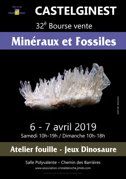 32è bourse vente de minéraux et fossiles à Castelginest (31780)