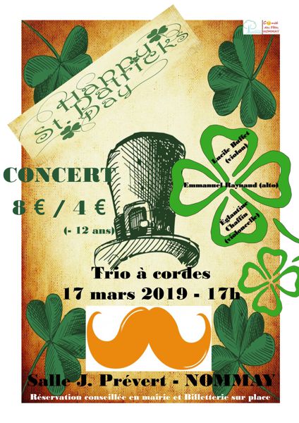 Concert Trio à cordes / Saint-Patrick