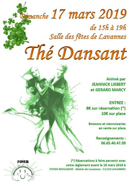 Thé dansant à Lavannes (51)