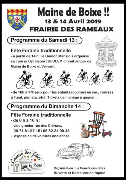 FRAIRIE DES RAMEAUX & VIDE GRENIER