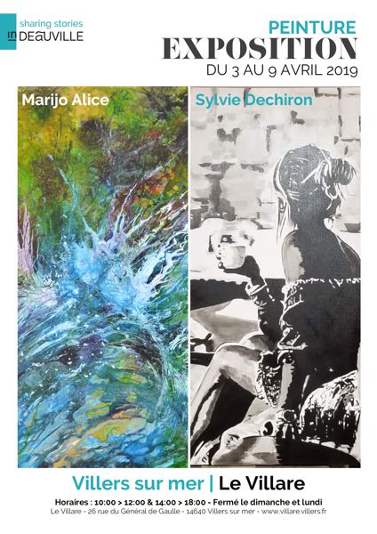 Exposition peinture S. Dechiron et M. Alice