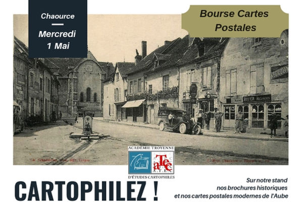 Bourse cartophilie ATEC + Conférence à venir