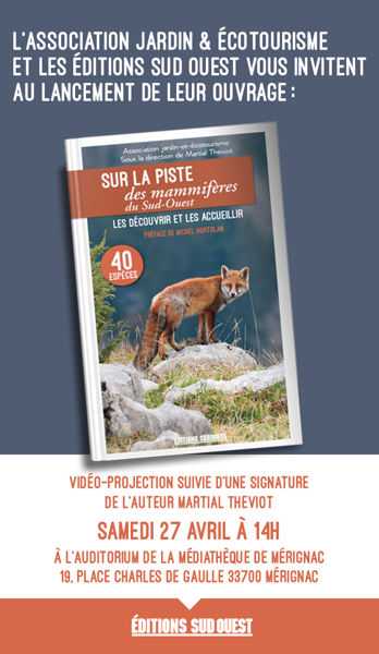 Sur la piste des mammifères du Sud-Ouest