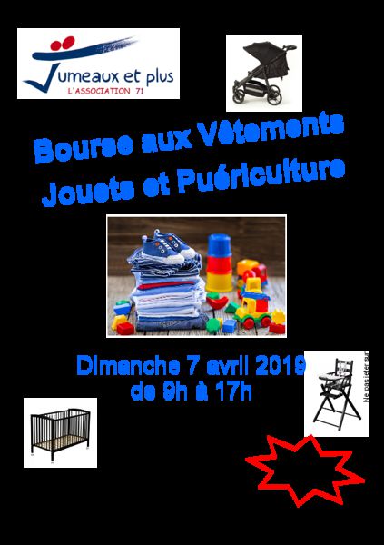 Bourse vêtements, jouets, puériculture