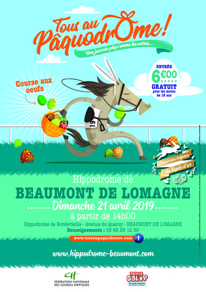 Tous au Pâquodrome ! - Hippodrome de Beaumont-de-Lomagne