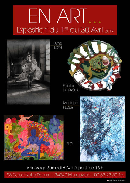 En Art...Saison 2....nouvelle expo  du 1 au 30 Avril 2019