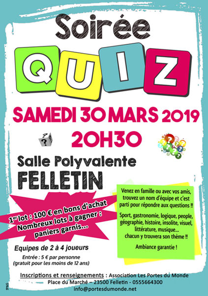 Soirée QUIZ