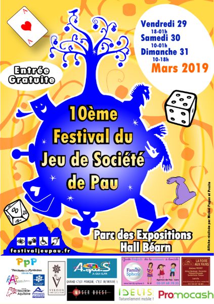 10ème Festival du Jeu de Société de Pau