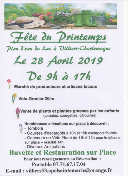 vIDE-GRENIER - FÊTE DU PRINTEMPS