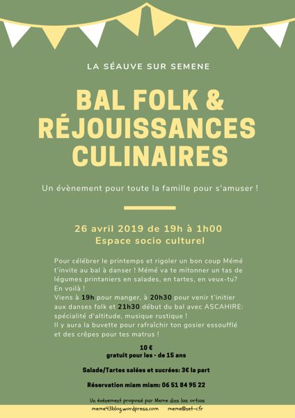 Bal folk et réjouissances culinaires