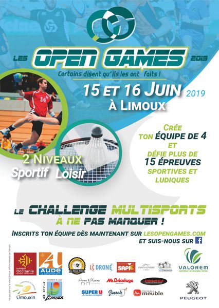 Les Open Games Limoux 1ère édition