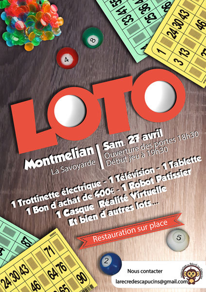 Loto organisé par la récré des capucins