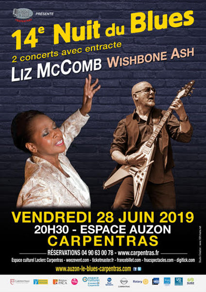 Liz McComb - Wishbone Ash à Nuit du Blues Carpentras