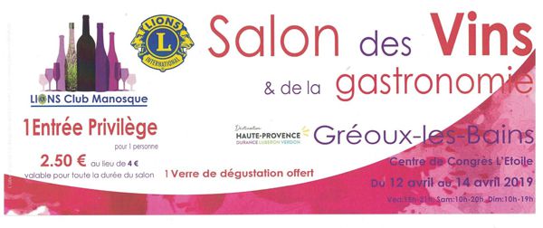 Salon des Vins et de la Gastronomie