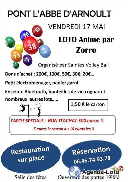 LOTO du SVB animé par Zorro