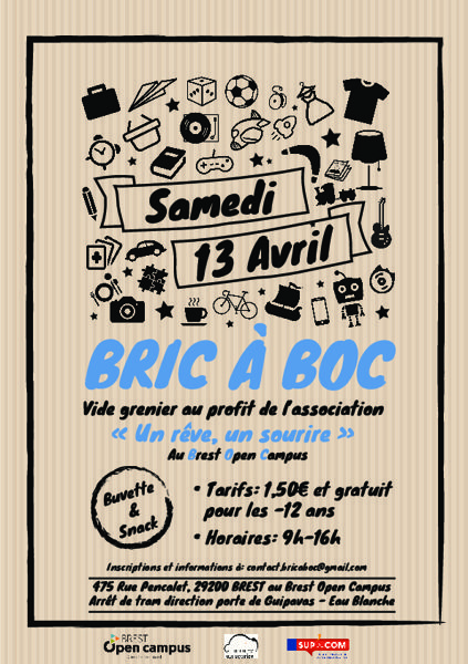 Vide-greniers solidaire : Bric à Broc