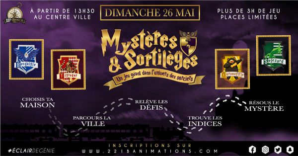 Mystères Sortilèges Jeu Géant Enquête Dans La Ville - 