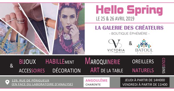 Hello Spring : Printemps Des Créateurs à Angoulême