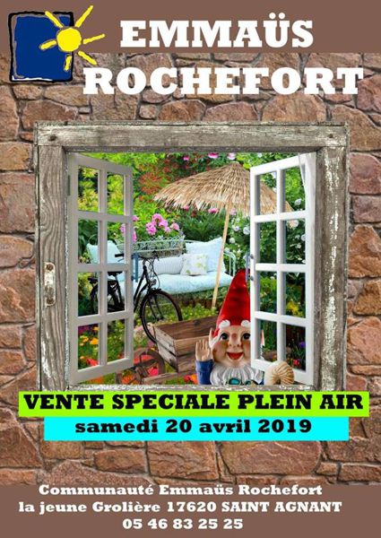 Vente Spéciale Plein Air à Emmaüs Rochefort