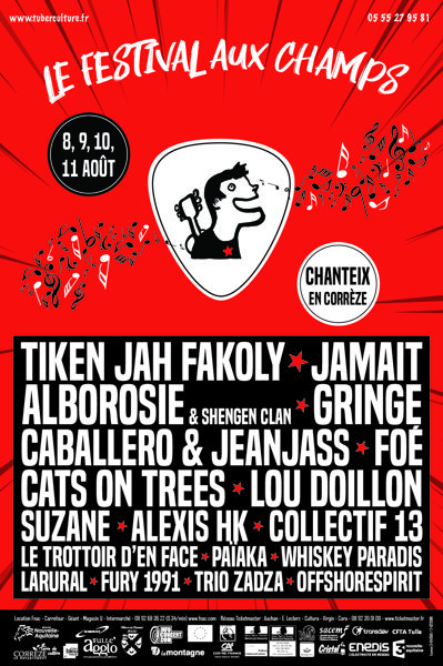 Festival Aux Champs (Samedi 10 Août)