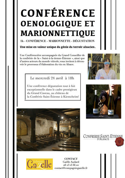 Dégustation-conférence oenoloigique et marionnettes