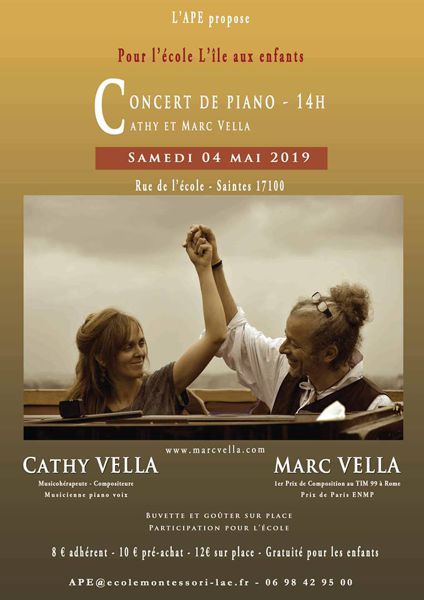 Concert de piano Cathy et Marc Vella