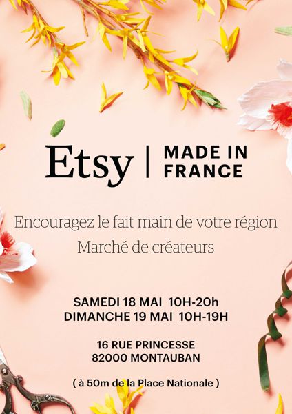 Marché de Créateurs Etsy  du printemps