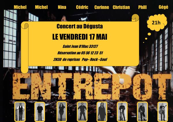 Concert du groupe ENTREPOT