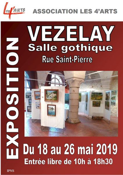 Exposition de peinture à Vézelay