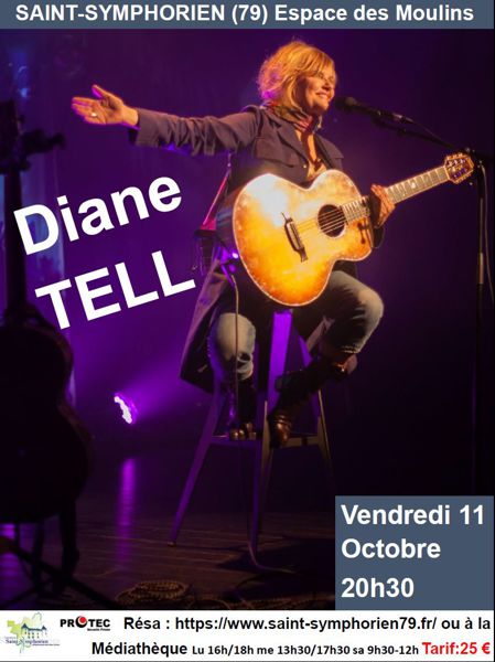 Diane TELL en Concert à l'espace des moulins