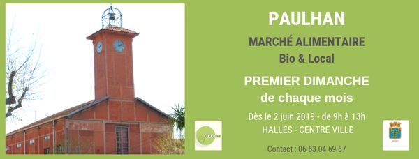 MARCHÉ ALIMENTAIRE BIO ET LOCAL DE PAULHAN