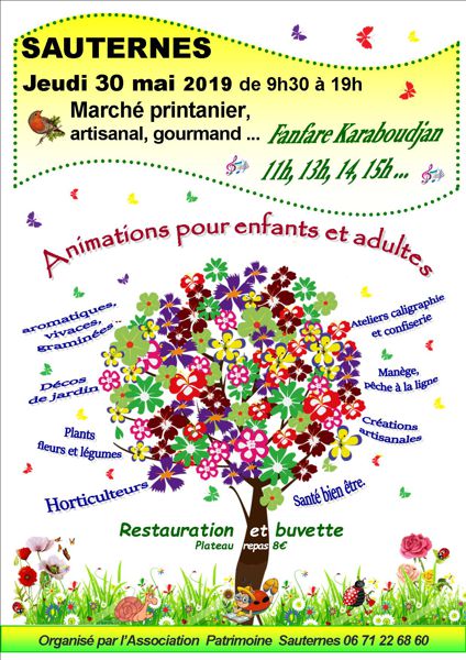 Marché printanier,  Gourmand,  Artisanal