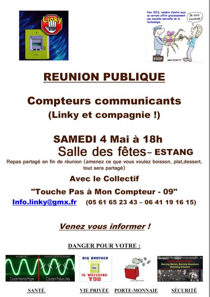 Reunion publique - Compteurs communicants LINKY