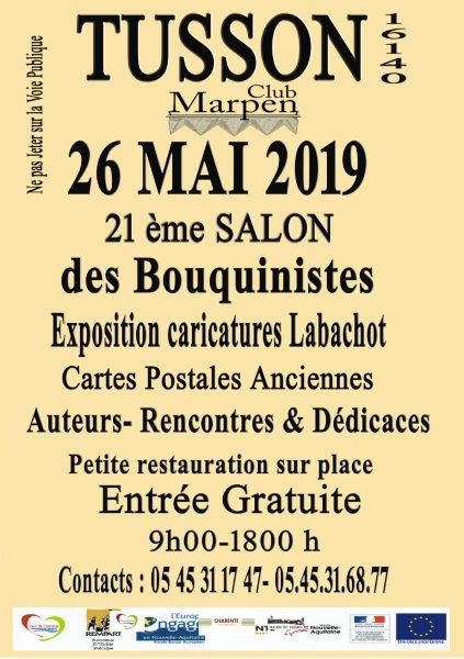 Le 21eme salon des bouquinistes de TUSSON 