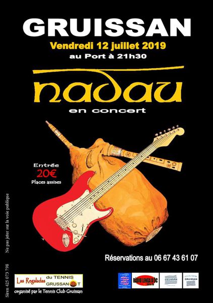 NADAU en concert sur le port de Gruissan