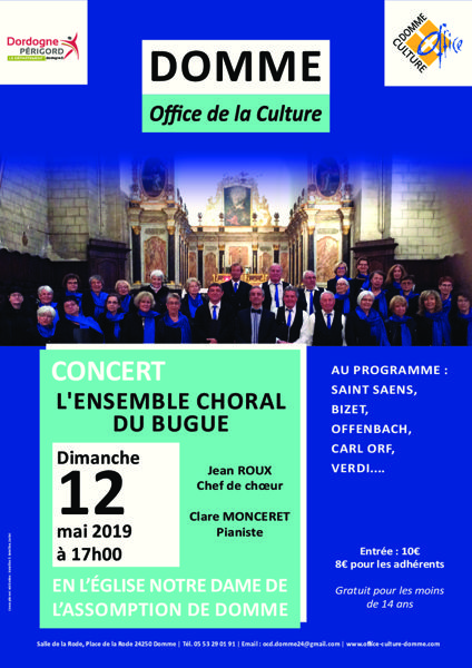 CONCERT de l'Ensemble choral du Bugue