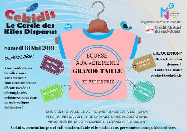 Bourse aux vêtements GRANDES TAILLES