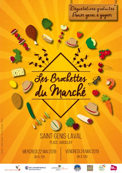 « LES BROCHETTES DU MARCHÉ » À SAINT-GENIS-LAVAL