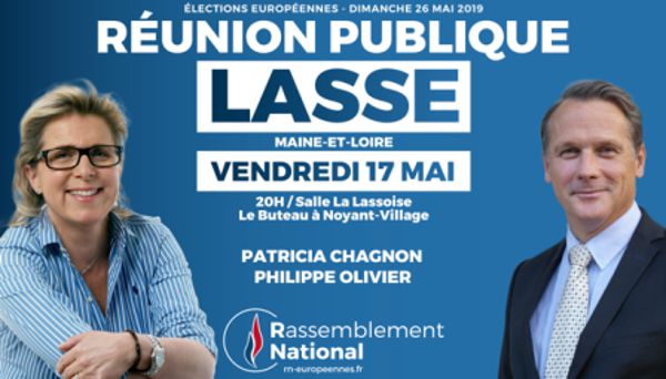 Réunion Publique RN avec Philippe Olivier et Patricia Chagnon