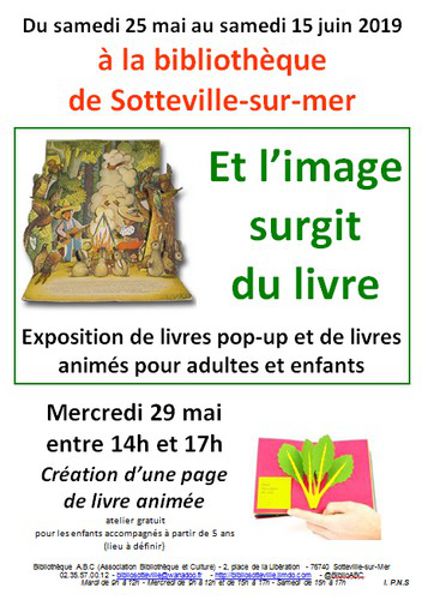 Et l'image surgit du livre!