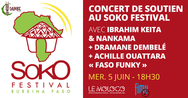 Concert de soutien au Soko Festival avec Ibrahim Keita