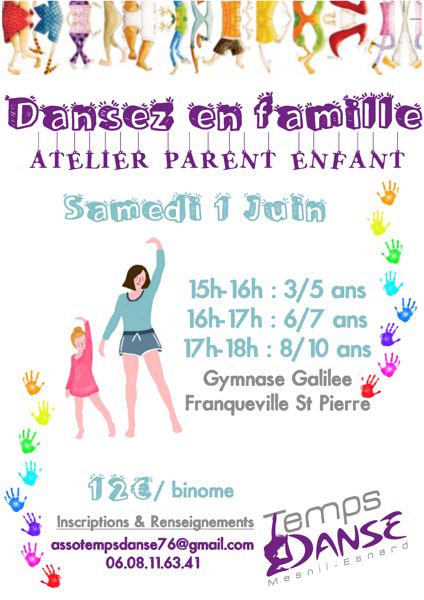 Dansez en famille - Atelier Parent/enfant
