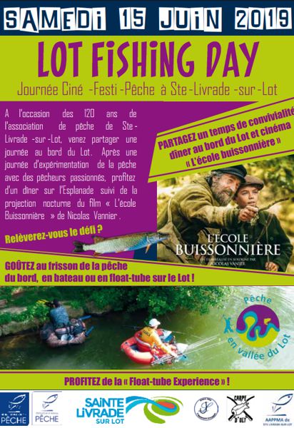 120 ans de l'AAPPMA L'Hameçon Livradais, Lot fishing day.